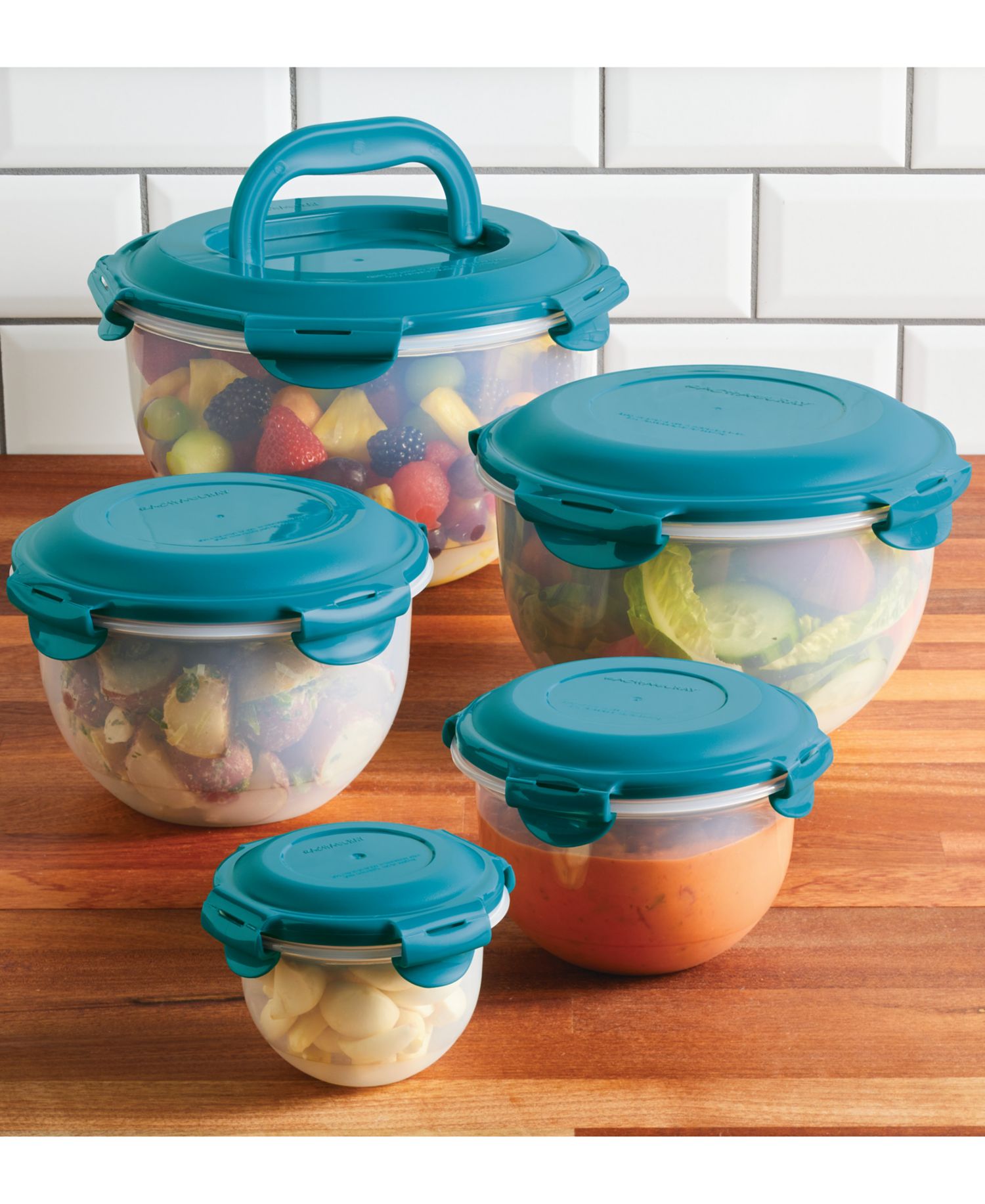 Nestable 10-Pc. Food-Storage Set