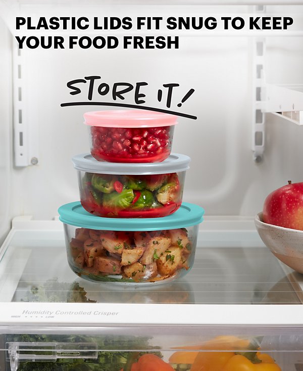 Simply Store 10 Piece Glass Storage Set